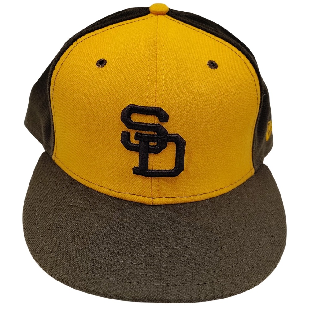 San Diego Padres Hat Cap Cooperstown 59Fifty Wool Baseball 7 1/2 USA Vtg New Era